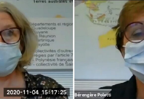 Les députées du Gard et des Ardennes - Annie Chapelier à gauche (non-inscrit) et Bérengère Poletti à droite (LR), ont présenté leur rapport sur l’environnement international des Outre-mer.