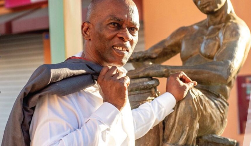 Harry Durimel, administrateur du Mémorial acte, maire de Pointe-à-Pitre