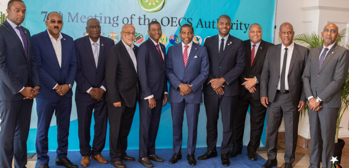 La soixante-quatorzième (74e) réunion de l'Autorité de l'Organisation des États des Caraïbes orientales (OECO) s'est tenue à Saint-Kitts-et-Nevis du 14 au 15 février 2024. Photo : OECS