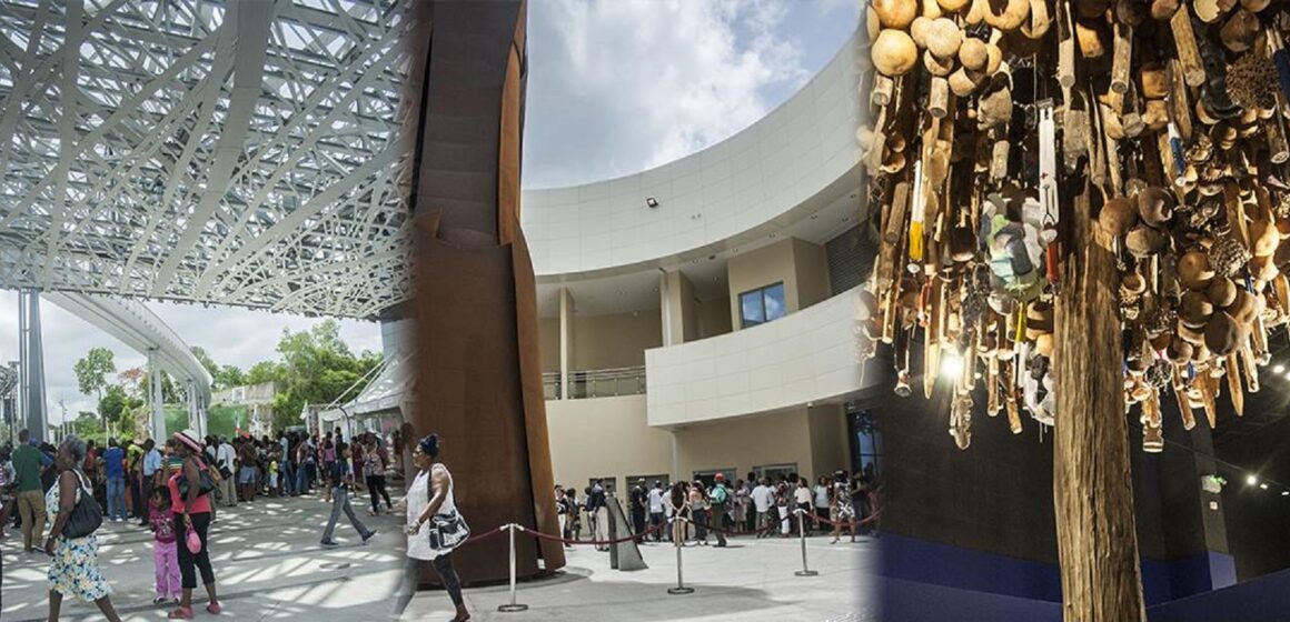 Montage photos ouverture officielle du Mémorial acte en Guadeloupe le 7 Juillet 2015