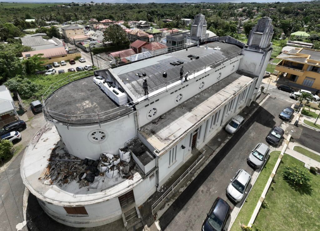 Les travaux sont lancés pour l’église Sainte Trinité à Lamentin