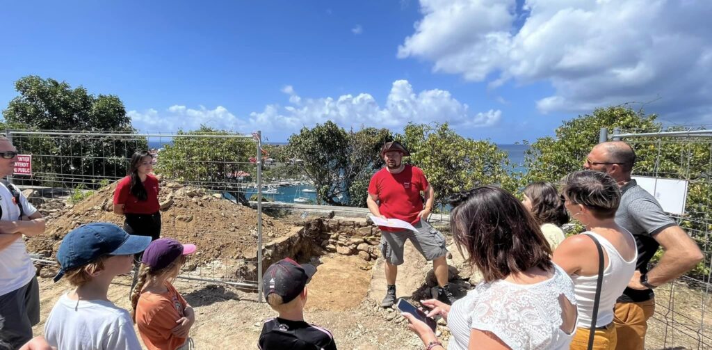 Belle journée de découvertes archéologiques à Saint-Barthélemy
