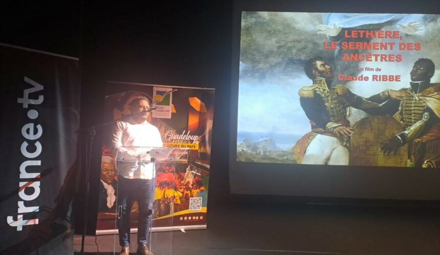 « Le serment des ancêtres », documentaire de 52 minutes signé Claude Ribbe a été projeté en avant-première le 3 mai au Mémorial acte. Photo: Région Guadeloupe