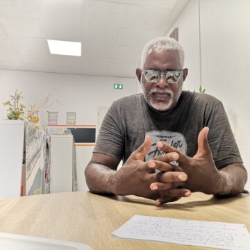 Antoine Tacite, cadre retraité d'EDF archipel Guadeloupe et ancien responsable de l'association Force Ouvrière Consommateur. Photo : Le Courrier de Guadeloupe