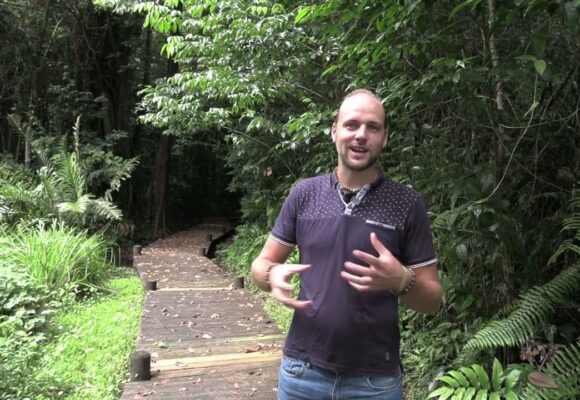 Jérémy Delolme, nouveau président du Conseil scientifique régional du patrimoine naturel de la Guadeloupe.