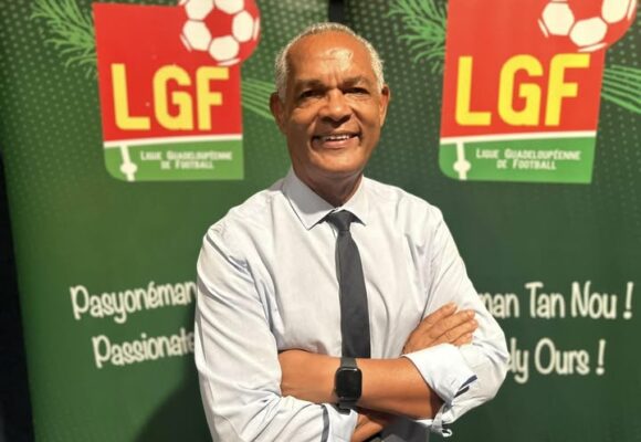 Jean Dartron a été réélu président de la Ligue guadeloupéenne de football le 17 novembre 2024. Photo : DR