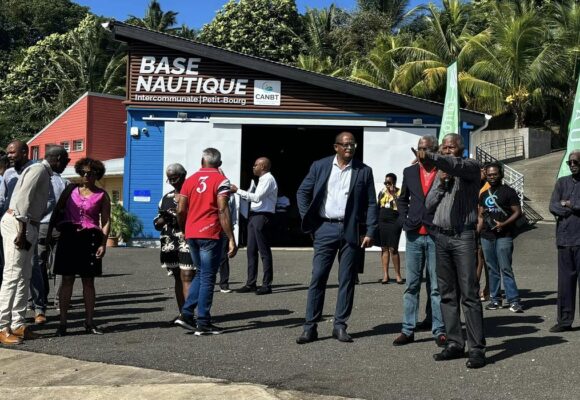 Inauguration de la Base Nautique Intercommunale Victor Jean-Noël à Petit-Bourg mardi 3 décembre 2024. Photo : FB CABNT