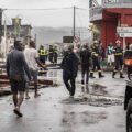 Photo fournie lundi 16 décembre 2024 par la Gendarmerie nationale française pour montrer les opérations d'urgence et les dégâts à Mayotte dans l'océan Indien, après que le cyclone Chido a causé d'importants dégâts et des centaines de morts, samedi 14 décembre. Photo : Gendarmerie nationale / Sipa