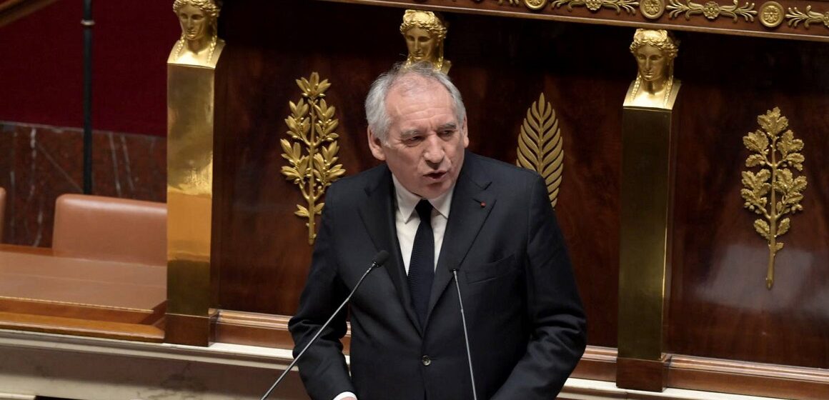 Le Premier ministre François Bayrou fait sa déclaration de politique générale aux députés à l'Assemblée nationale à Paris le 14 janvier 2025. Photo : Isa Harsin / Sipa