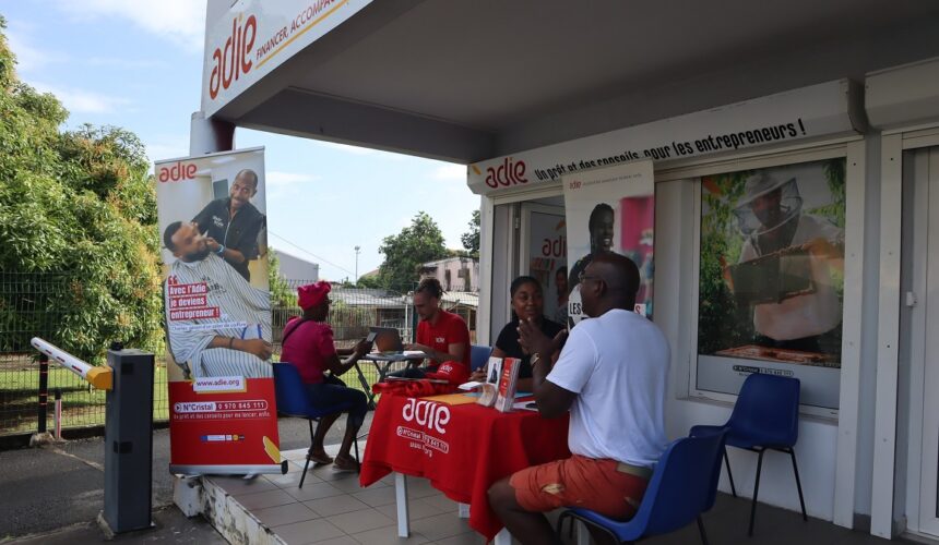 Matinée portes ouvertes à l’agence Adie de Sainte-Rose le 4 février 2025. Photo : Adie Guadeloupe