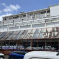 Devanture de l'ex cinéma Rex à Pointe-à-Pitre. Juillet 2025. Photo : Le Courrier de Guadeloupe