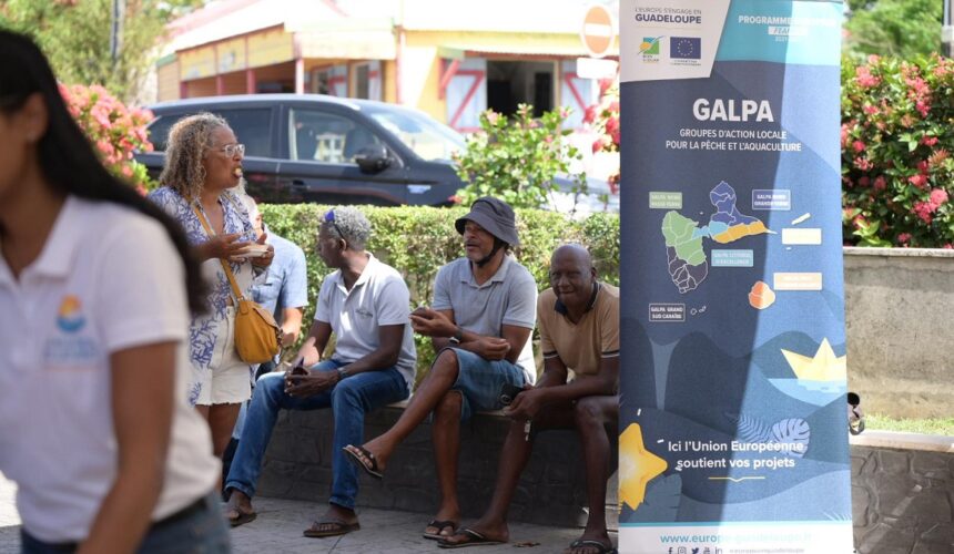 Lancement officiel du GALPA de la Riviera du Levant, le 25 juillet au port de pêche de Saint-François. Photo: La Riviera du Levant