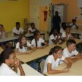 Des élèves en classe en Guadeloupe. Photo d’illustration : Gilles Morel / Sipa