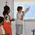 Des élèves du Lycée de Baimbridge aux Abymes lors d’une intervention de l'l’Organisation des États de la Caraïbe orientale dans les classes pour sa mission de sensibilisation à l’unité caribéenne. Photo : OECO