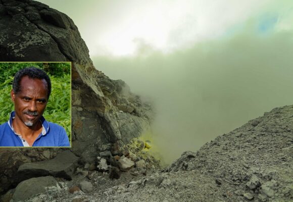 Photomontage Henry Joseph / La Soufrière – Guadeloupe Photo: Witt BNP Sipa Photomontage Henry Joseph / La Soufrière – Guadeloupe Photo: Witt BNP Sipa