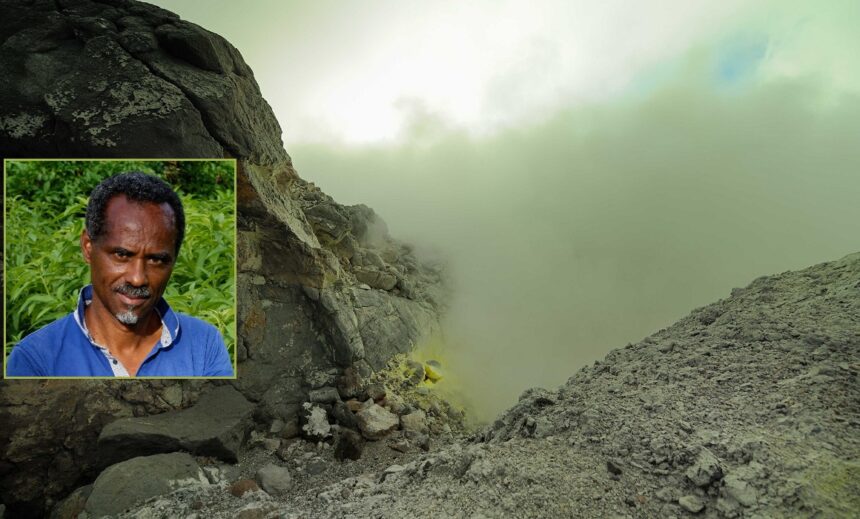 Photomontage Henry Joseph / La Soufrière – Guadeloupe Photo: Witt BNP Sipa Photomontage Henry Joseph / La Soufrière – Guadeloupe Photo: Witt BNP Sipa