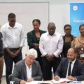 L'université des Antilles et la Confédération des petites et moyennes entreprises de Guadeloupe signent une convention pour favoriser l'insertion professionnelle des étudiants. Campus de Fouillole, 15 mai 2026. Photo : DR