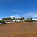 En raison des échouements de sargasses non ramassées, la baie de Saint-François est un point rouge de pollution ce mois de mai 2026. Photo : Météo des Antilles