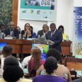 L’hémicycle du conseil départemental affichait complet, ce mercredi 24 juin, pour le vingtième congrès des élus sur l’eau. Photo : Le Courrier de Guadeloupe