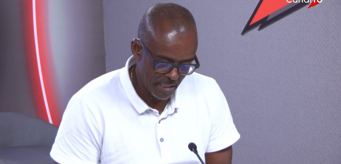 Capture écran d'Ary Chalus, président de Région, sur l'antenne de la télé Canal 10 le 15 septembre 2026.