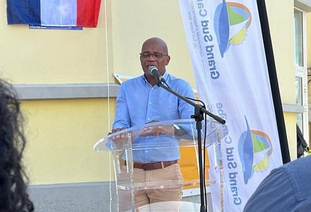 « Chaque année on se serre la ceinture, on gère mieux en grande partie, et on résorbe », se félicite Thierry Abelli, president de l’agglomération du Sud Basse-Terre. Photo: CAGSC